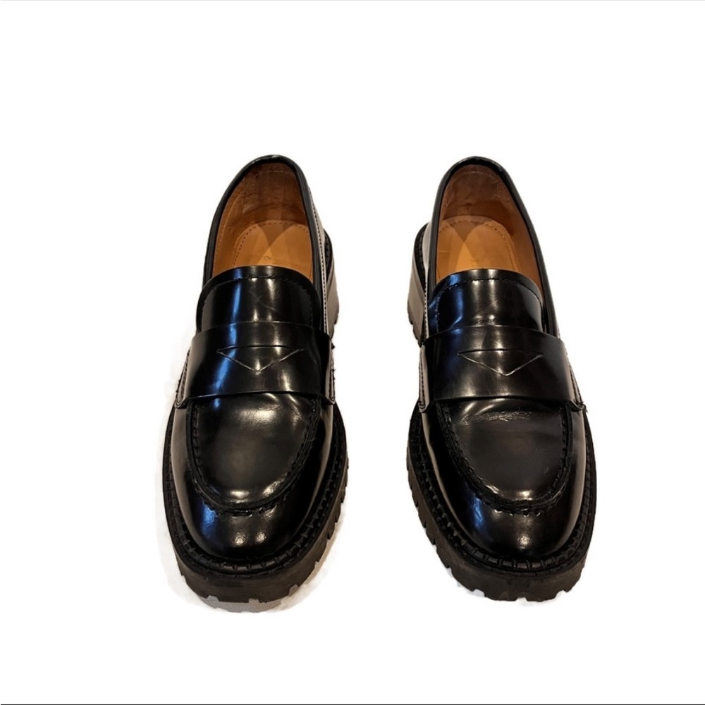 & Other stories chunky heel, lug sole loafers